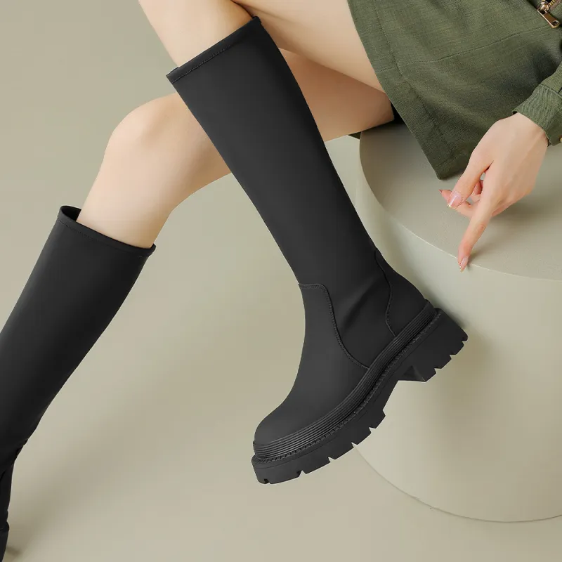 DAPHNE Knee-high Boots 6cm Women's-4