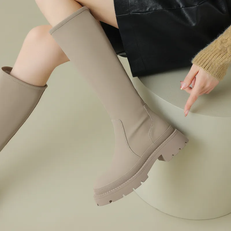 DAPHNE Knee-high Boots 6cm Women's-9