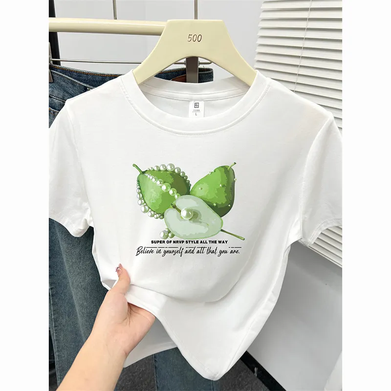 ZUOLANGGENU Spring And Summer Regular T Shirt Women's Slim Fit With Proper Shoulder Fit-5