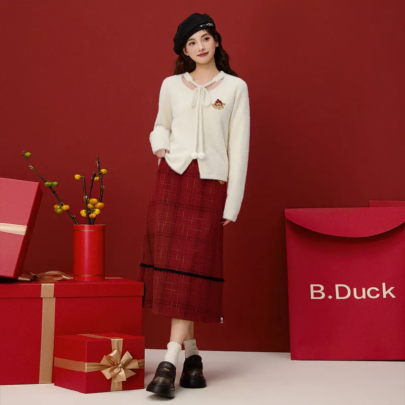 B.Duck Sweaters Women's Ecru-3