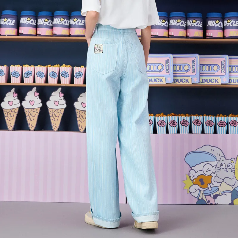 B.Duck Jeans Women's Light Blue-5