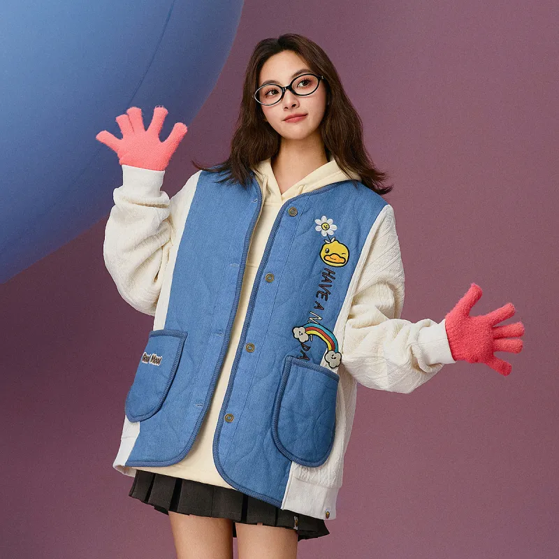 B.Duck Puffer Jacket Women's Sky Blue-2