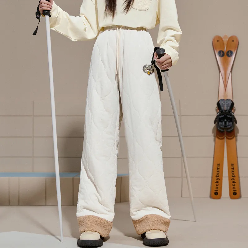 B.Duck Down & Insulated Pants Women's Apricot-3