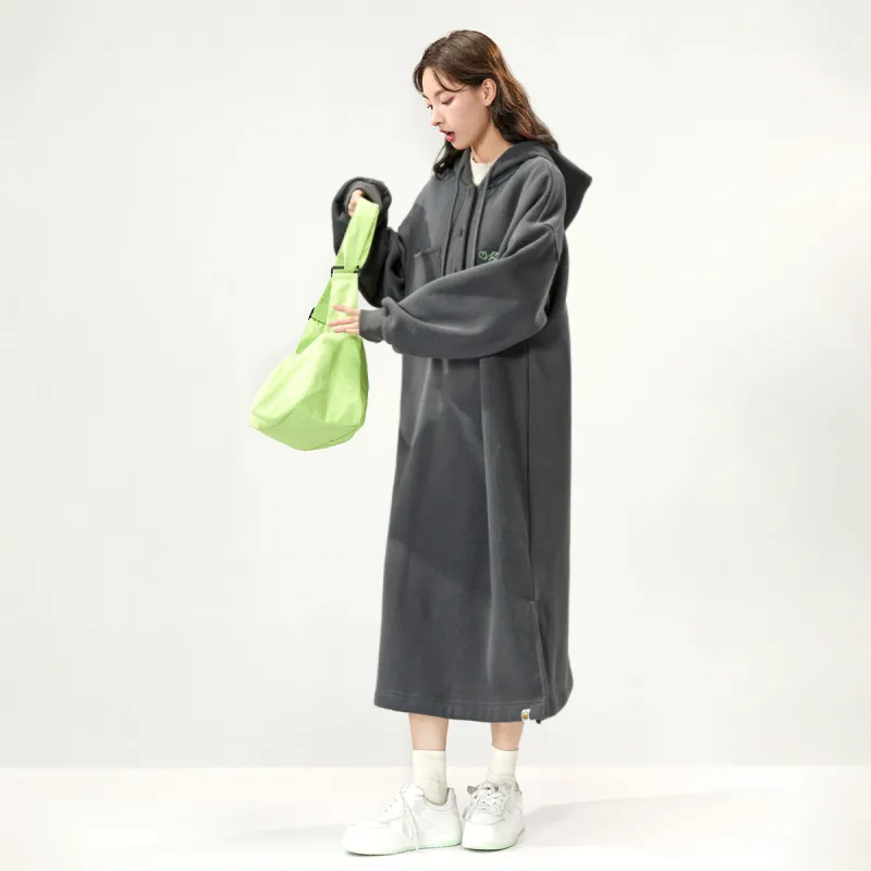 B.Duck Long Sleeved Dresses Women's Gray-5