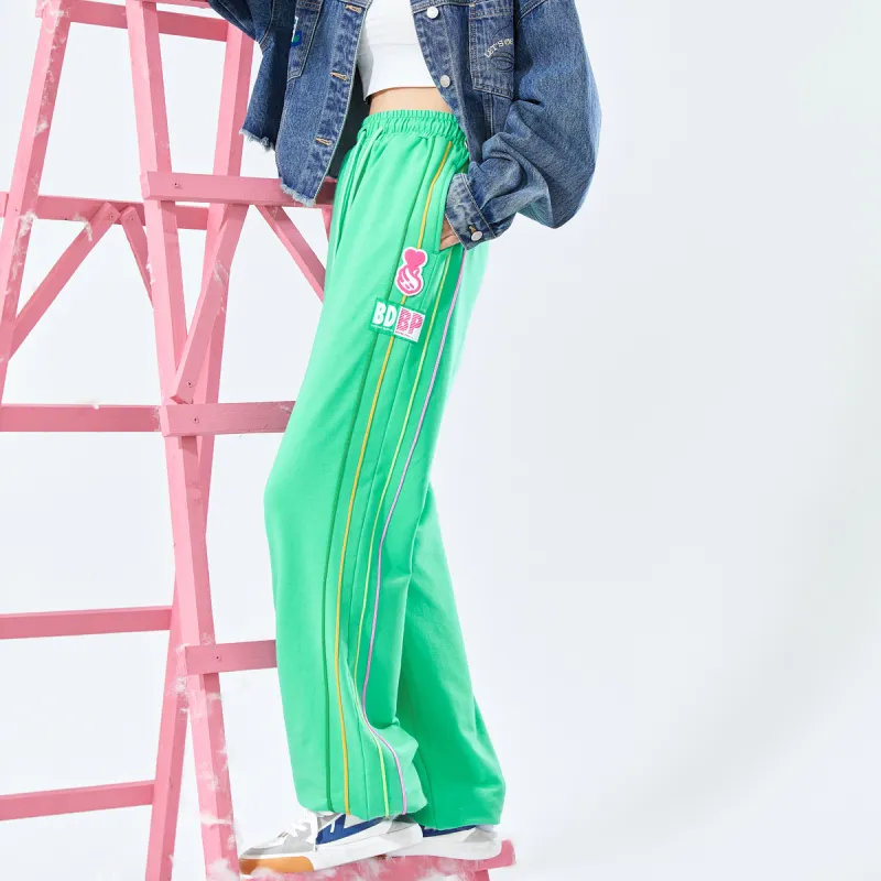 B.Duck Casual Pants Women's Bright Green-3