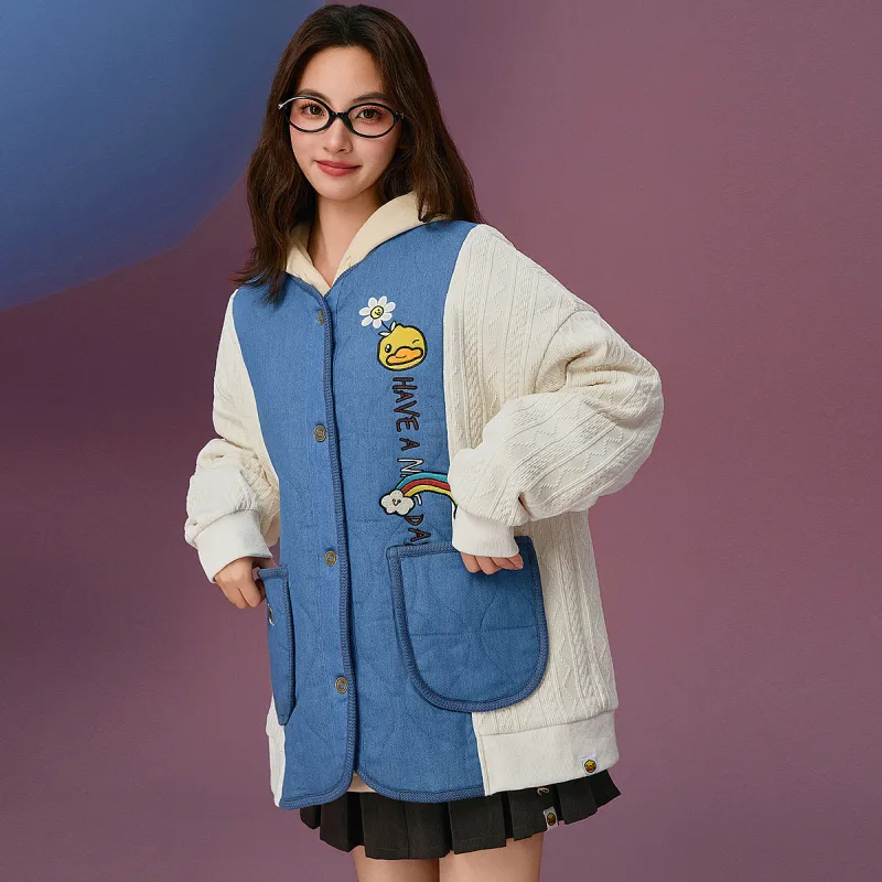 B.Duck Puffer Jacket Women's Sky Blue-3