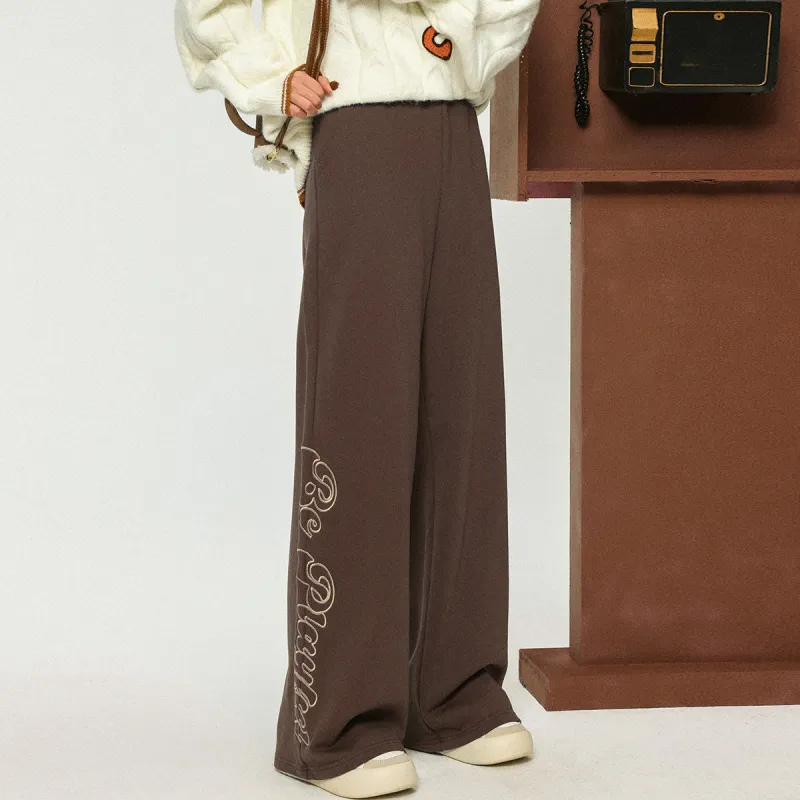 B.Duck Casual Pants Women's Brown-2