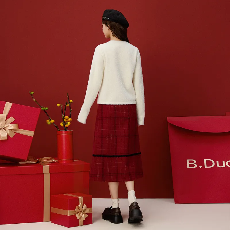 B.Duck Sweaters Women's Ecru-5