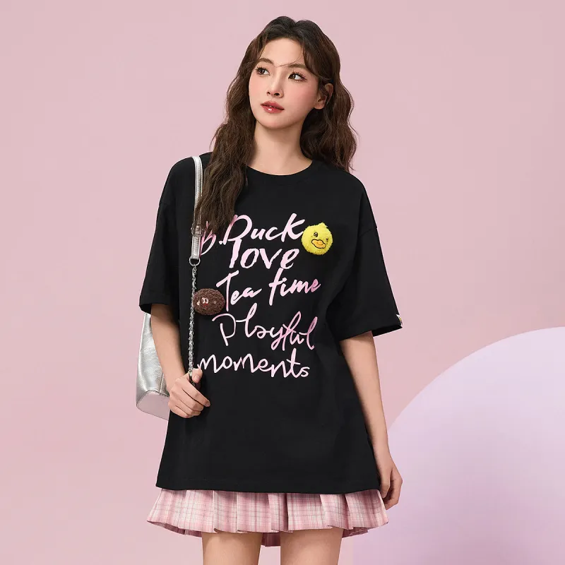 B.Duck T Shirts Women's Black-2