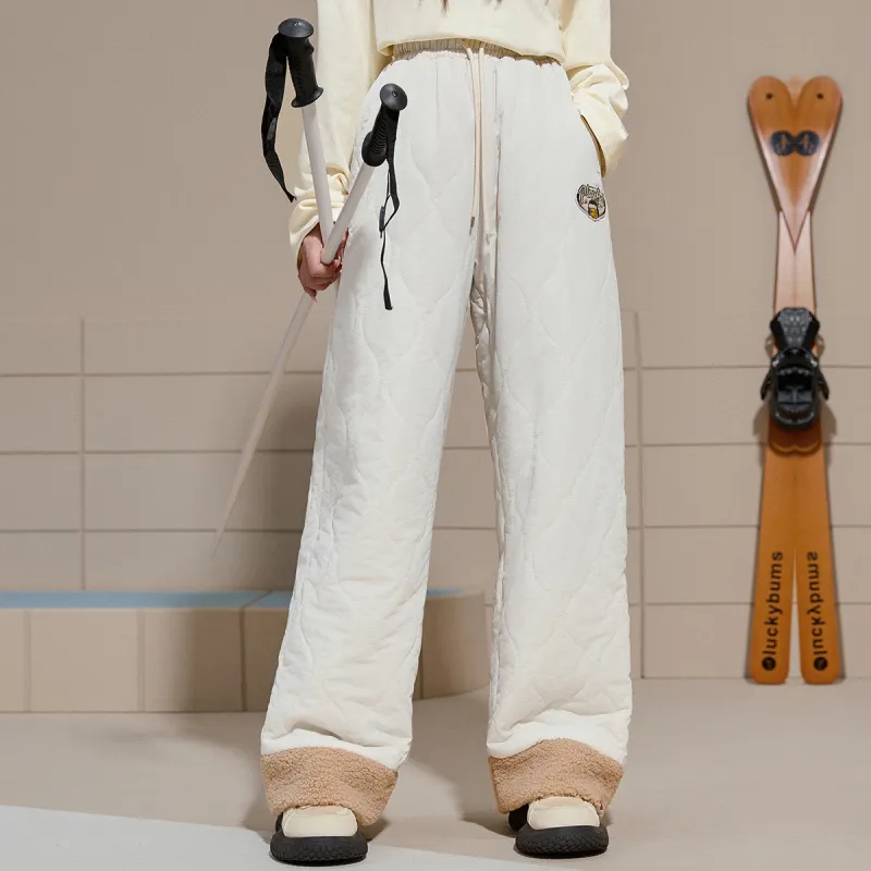 B.Duck Down & Insulated Pants Women's Apricot-2