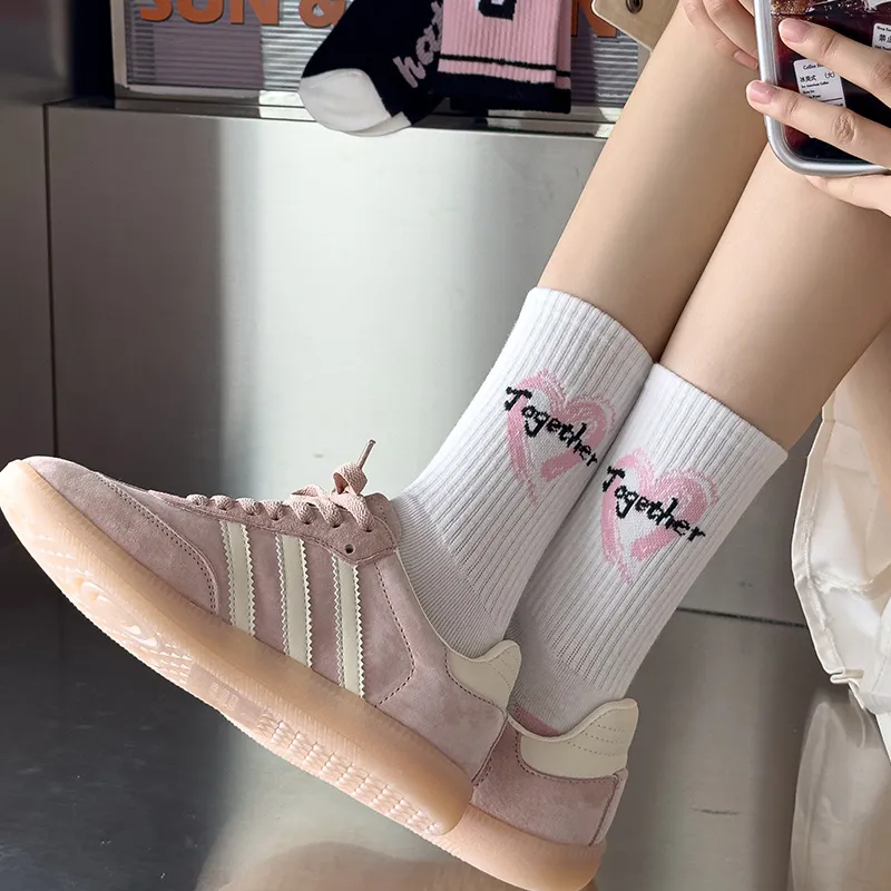 Caramella Mid Calf Socks Women's 5 Pack Mixed Color-5