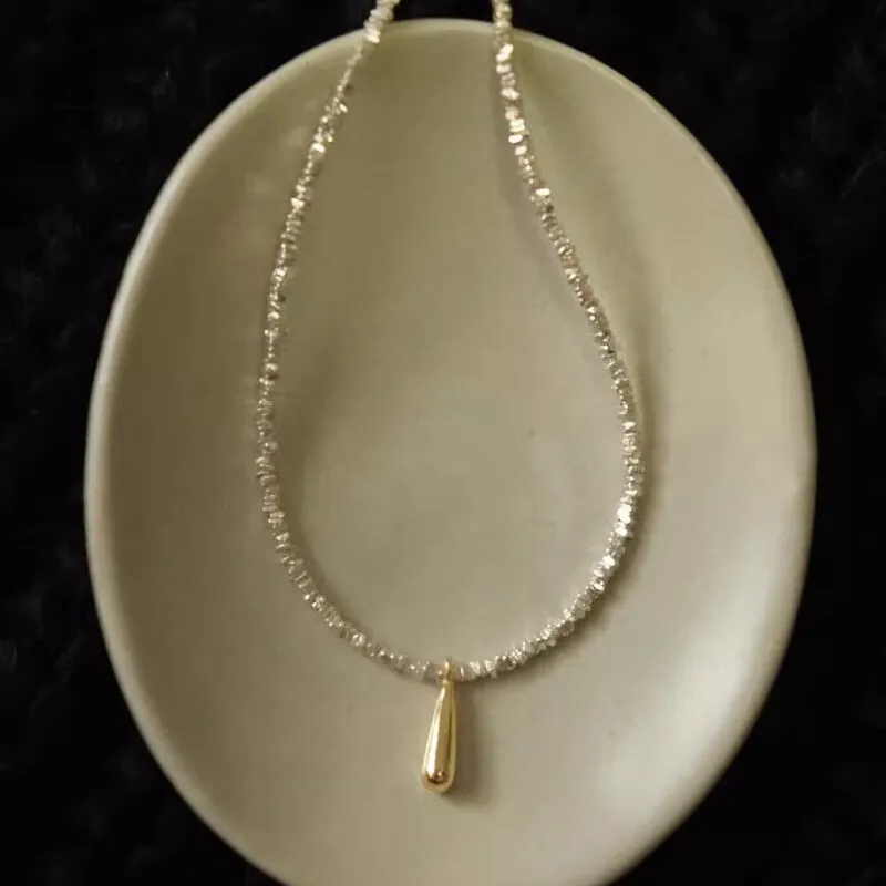 Lang Wind S925 Silver Necklaces Women's-3
