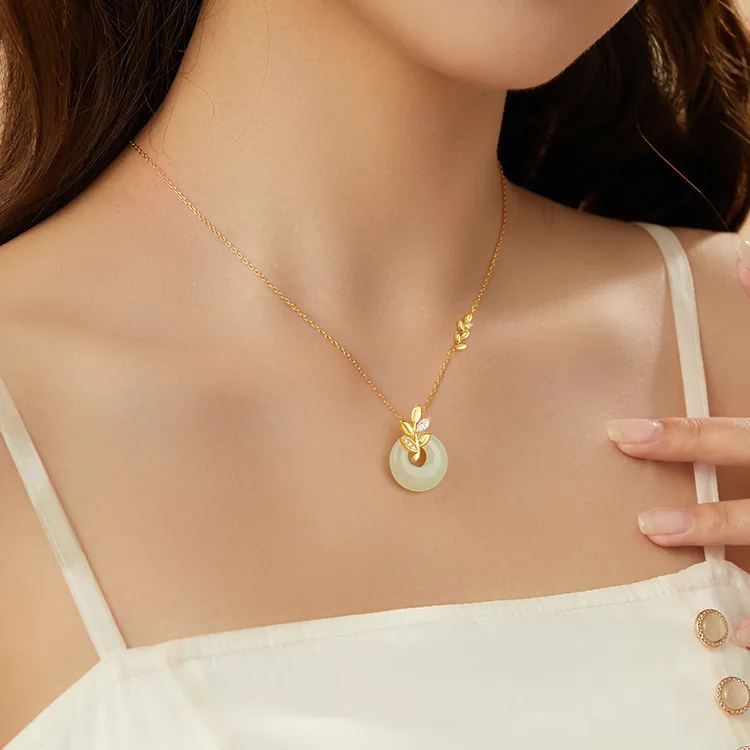 Lang Wind S925 Silver Necklaces Women's-4
