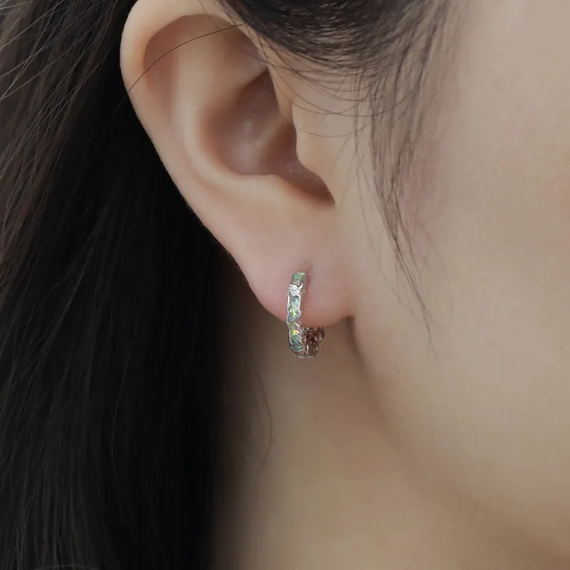 Lang Wind S925 Silver Earrings Unisex-13