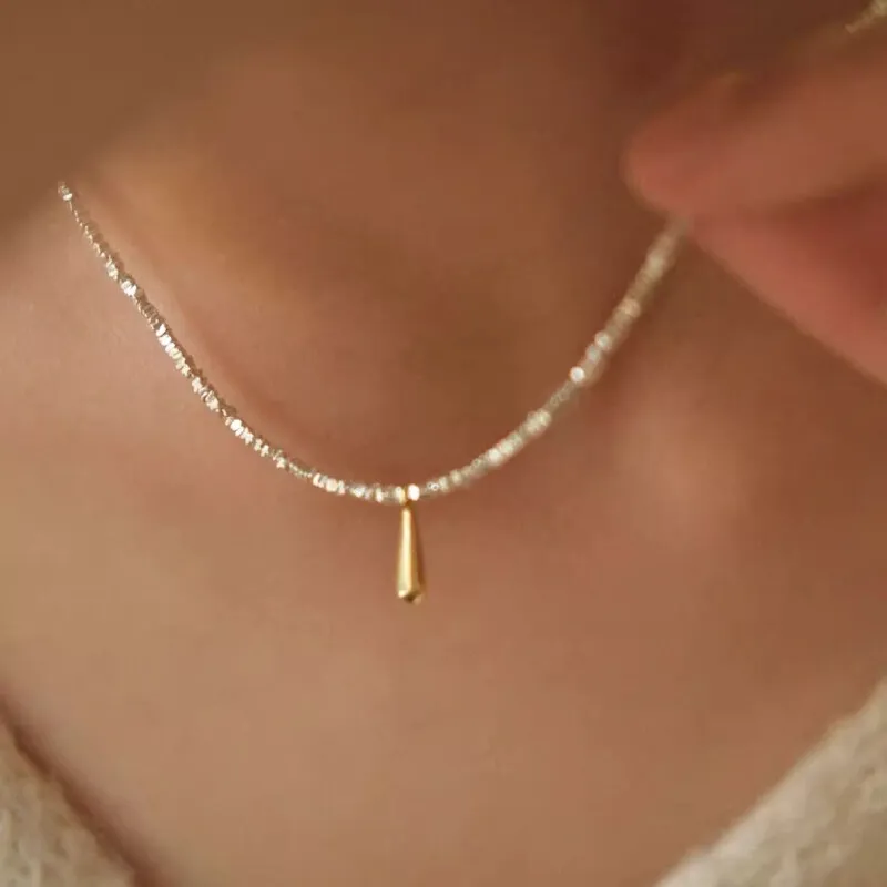 Lang Wind S925 Silver Necklaces Women's-5