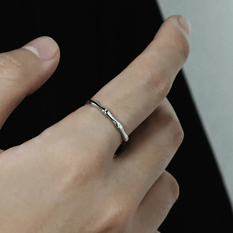 Lang Wind S925 Silver Rings Men's-1
