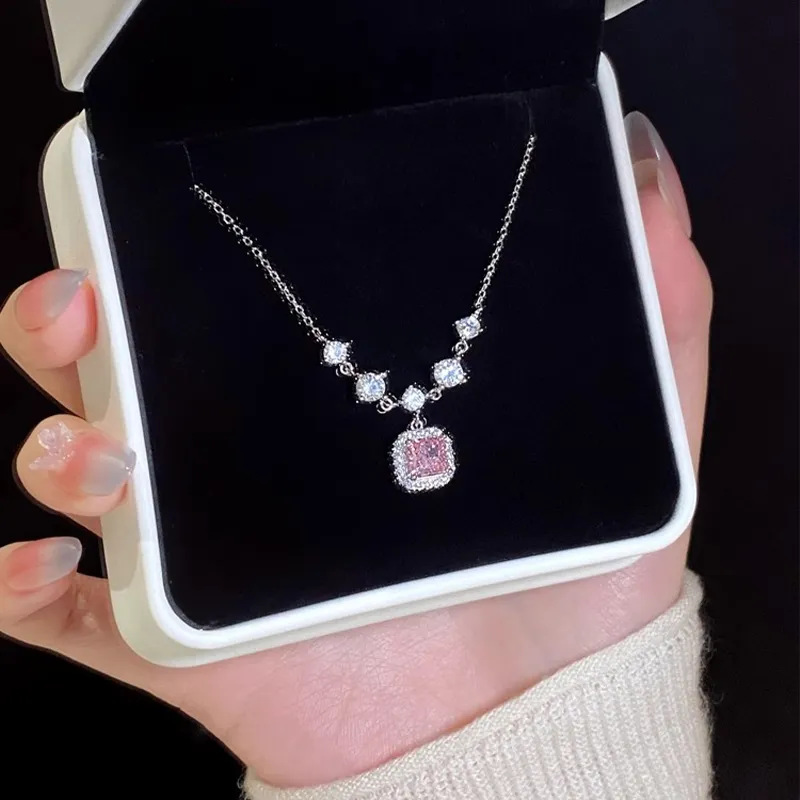 Lang Wind S925 Silver Necklaces Women's-5