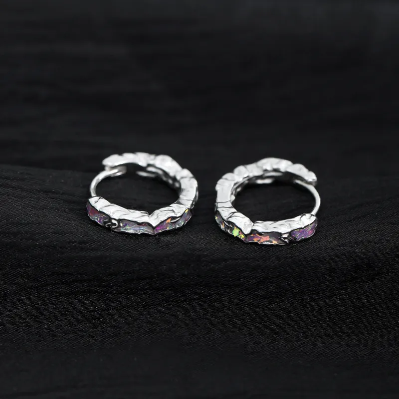 Lang Wind S925 Silver Earrings Unisex-3