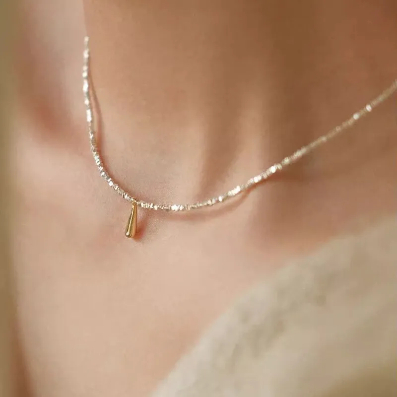 Lang Wind S925 Silver Necklaces Women's-2