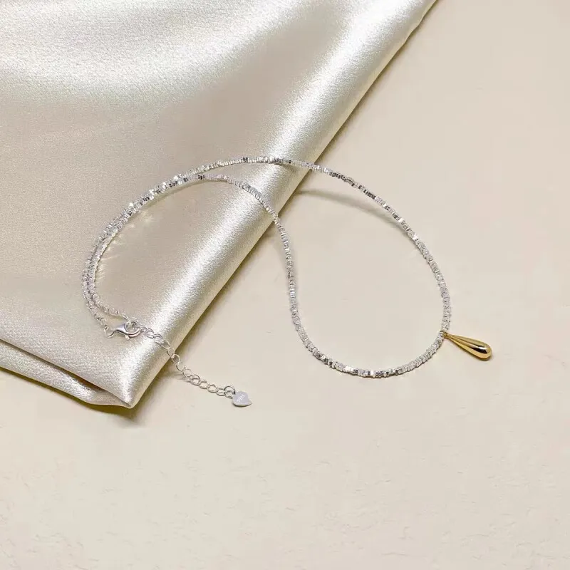 Lang Wind S925 Silver Necklaces Women's-7