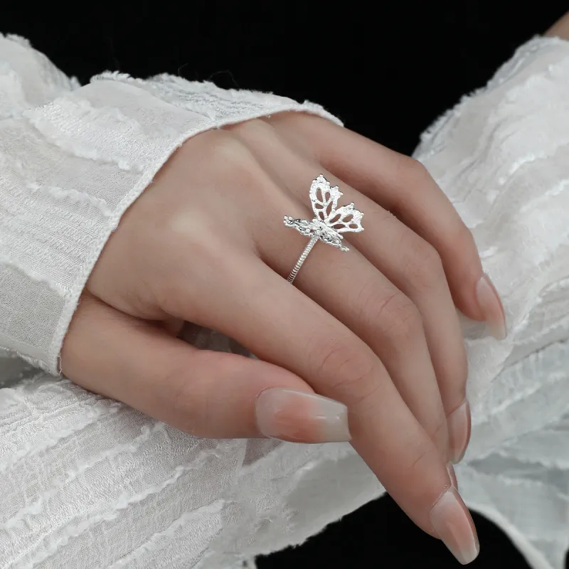 Lang Wind S925 Silver Rings Women's-8