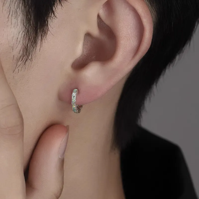 Lang Wind S925 Silver Earrings Unisex-7