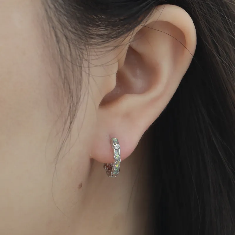 Lang Wind S925 Silver Earrings Unisex-6