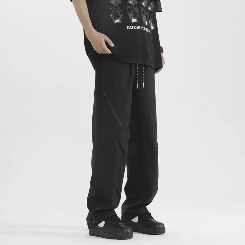 FAIRWHALE Casual Pants Unisex Black-2