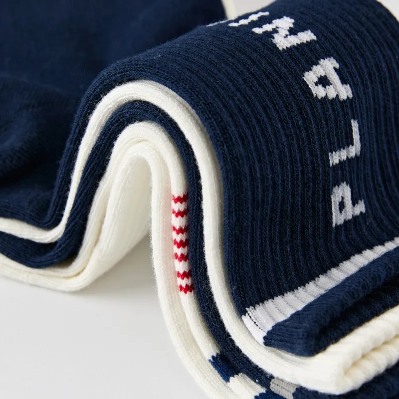 PLAN IN Mid Calf Socks Unisex 5 Pack-3