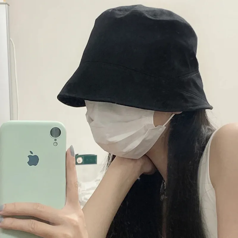PLAN IN Polyester Bucket Hats Unisex-7