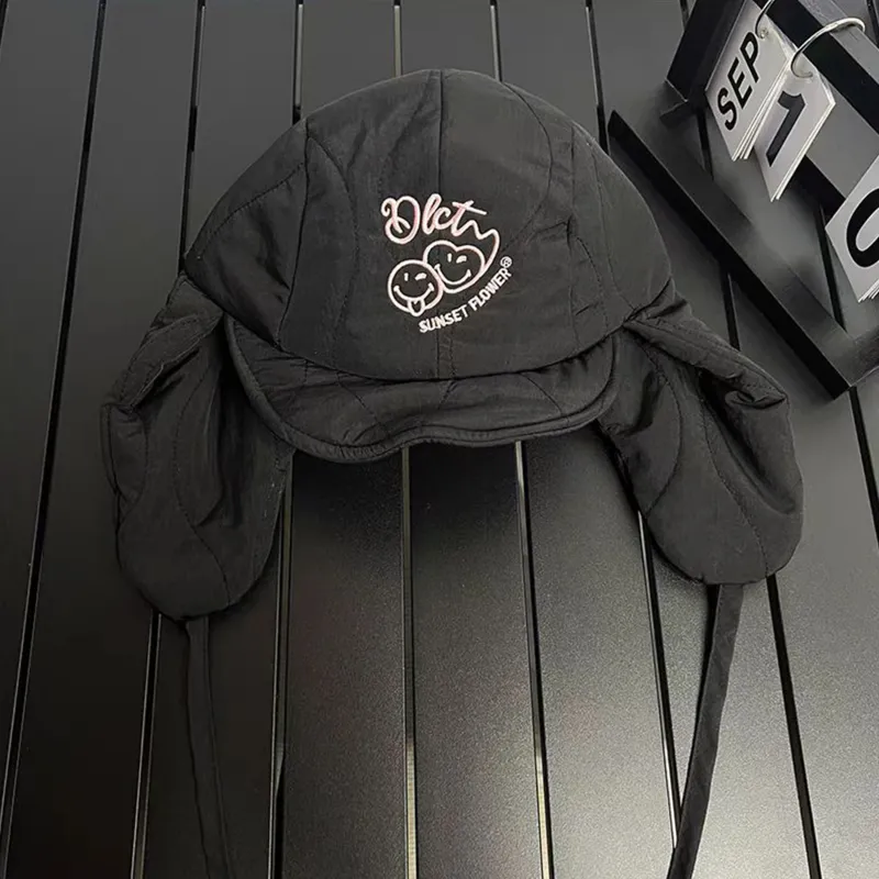 PLAN IN Polyester Trapper Hats Unisex-6