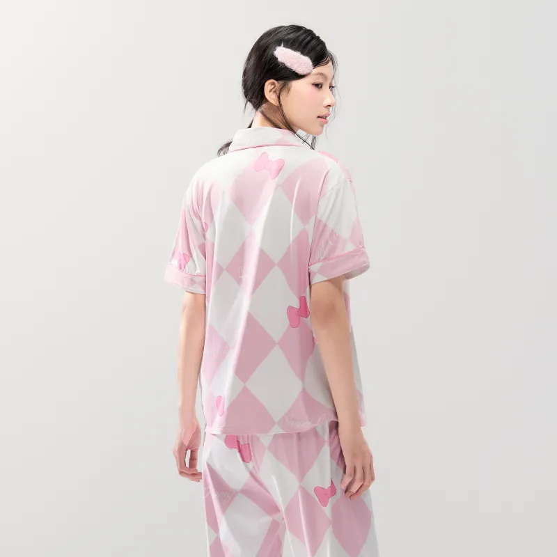 PLAN IN Pajama Set Unisex Gift Box Set Pink-1