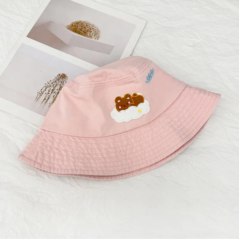 PLAN IN Cotton Bucket Hats Unisex-8