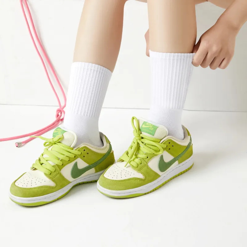 PLAN IN Mid Calf Socks Unisex Gift Box Set Combo Set White-3