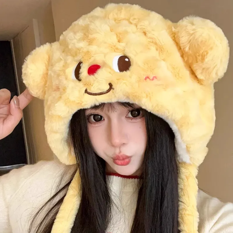 PLAN IN Plush Hoods & Plush Hats Unisex-2