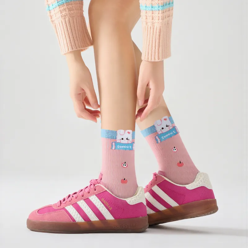 PLAN IN Mid Calf Socks Unisex Box 5 Pack-3