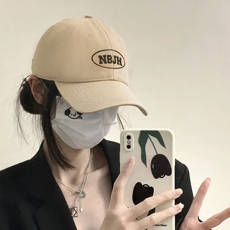 PLAN IN Cotton Baseball Caps Unisex-2