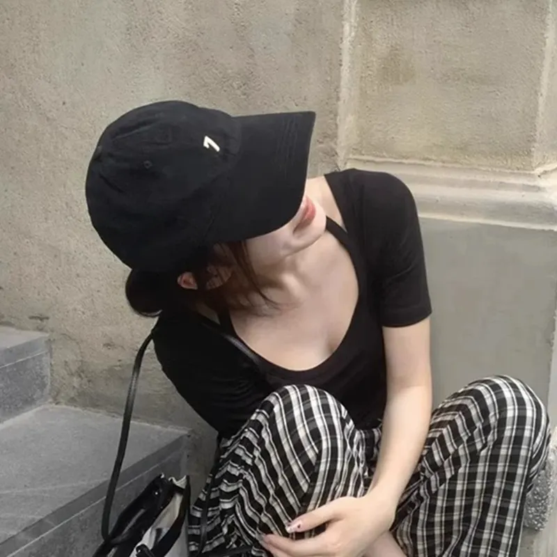 PLAN IN Cotton Baseball Caps Unisex-4