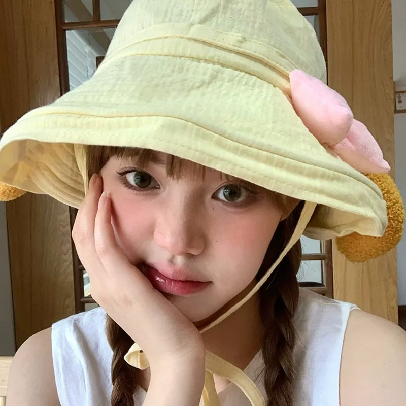 PLAN IN Cotton Sun Protection Hats Unisex-4