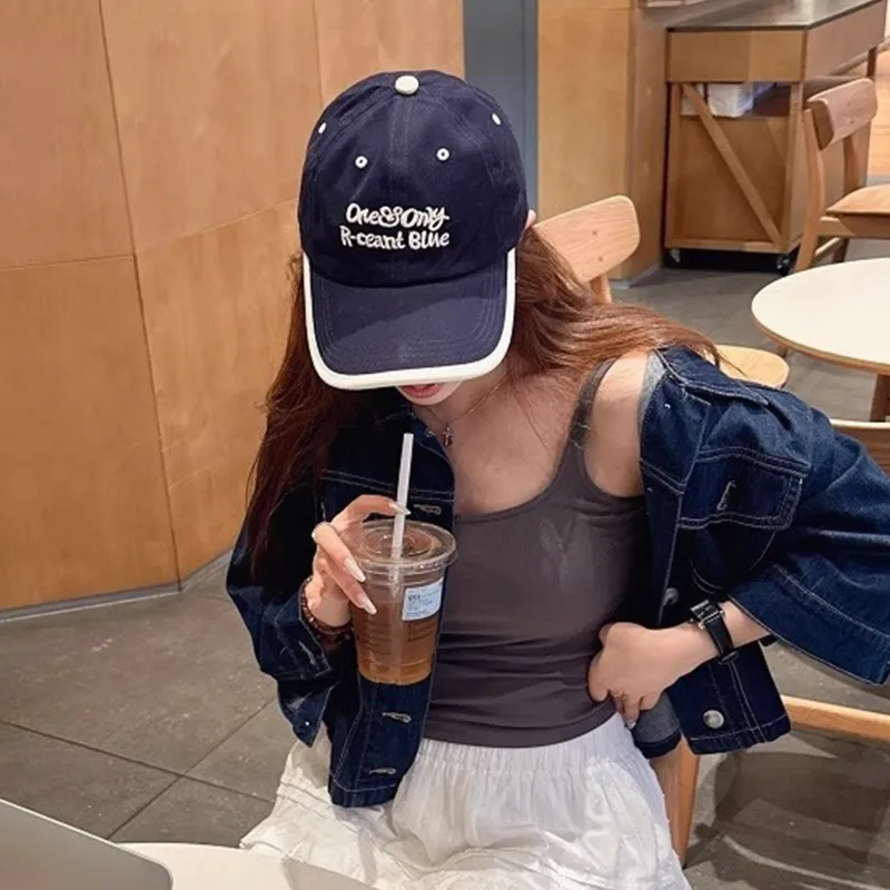PLAN IN Cotton Baseball Caps Unisex-3