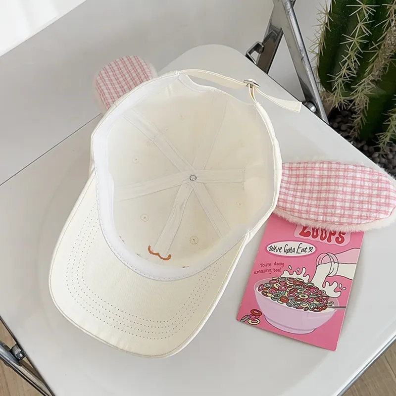 PLAN IN Cotton Baseball Caps Unisex-4