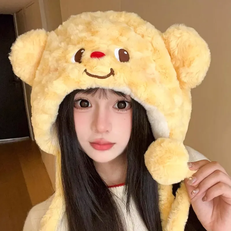 PLAN IN Plush Hoods & Plush Hats Unisex-1