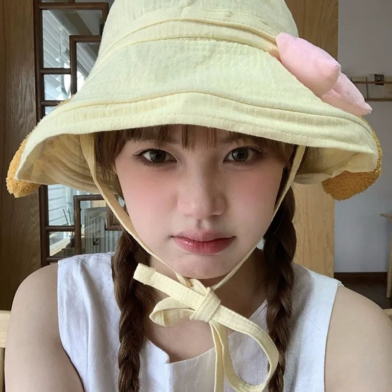 PLAN IN Cotton Sun Protection Hats Unisex-5