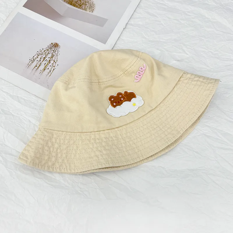 PLAN IN Cotton Bucket Hats Unisex-10