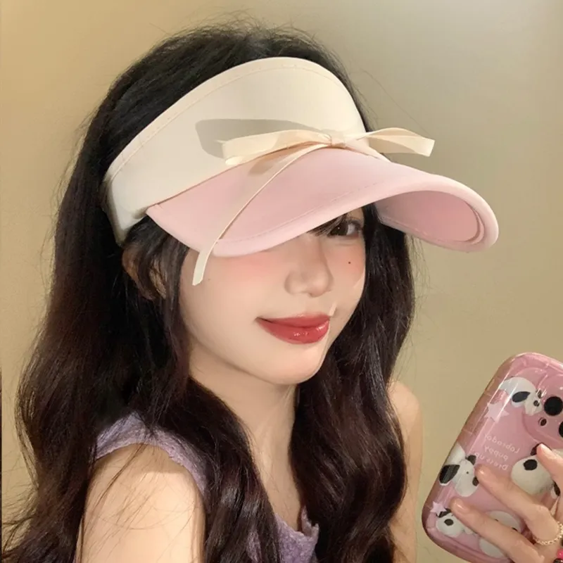 PLAN IN Polyester Sun Protection Hats Women's-8