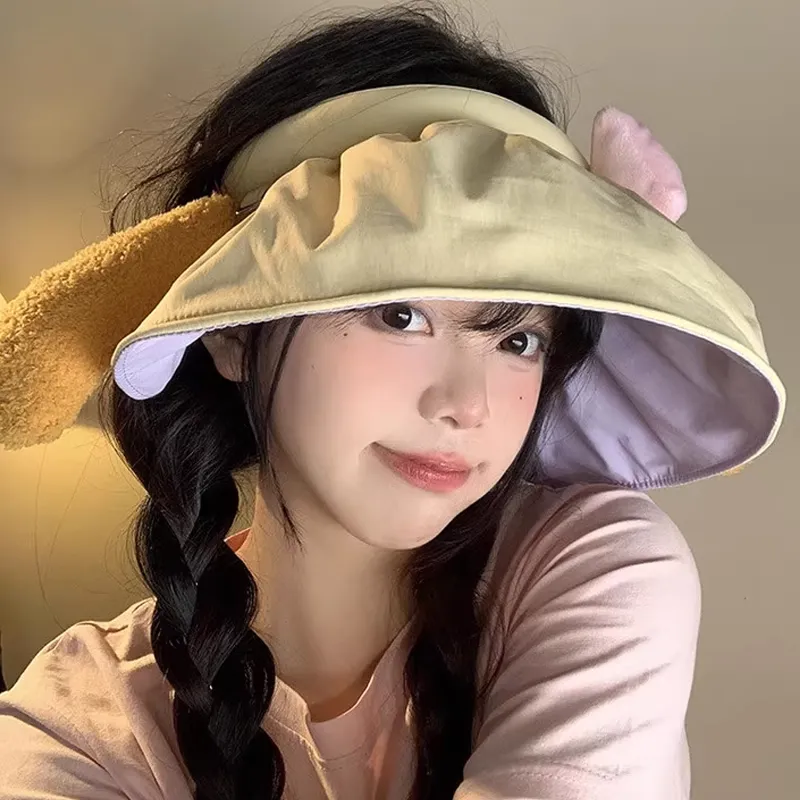 PLAN IN Cotton Sun Protection Hats Unisex-10