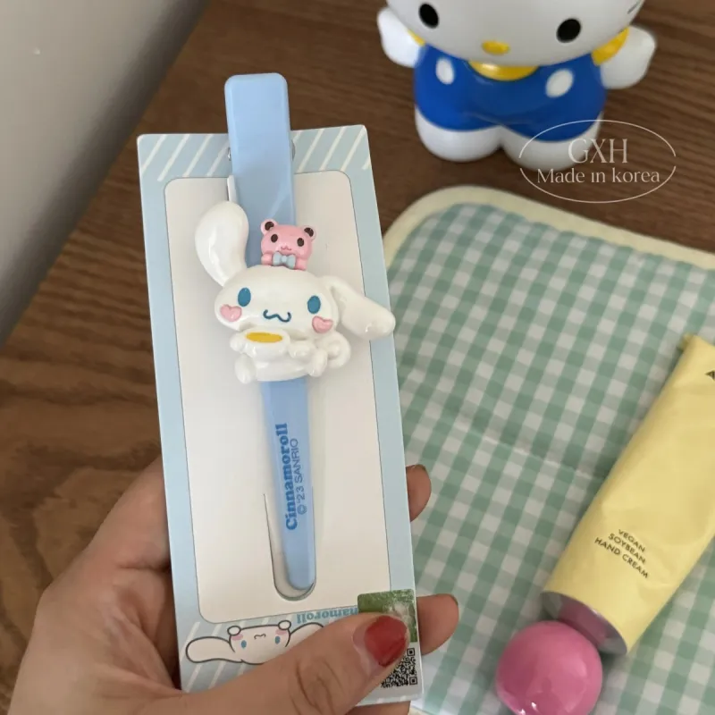 Sanrio Cinnamoroll Pochacco Acrylic Hair Clips Women's-3