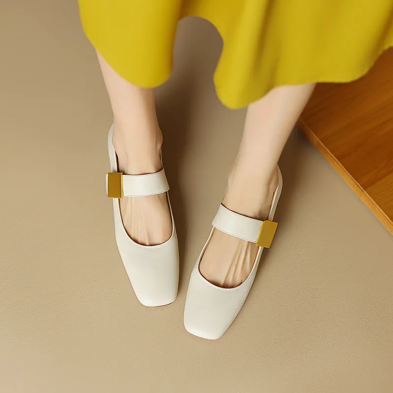 Naiyee Block Heel High Heels 3.5cm Women's-12