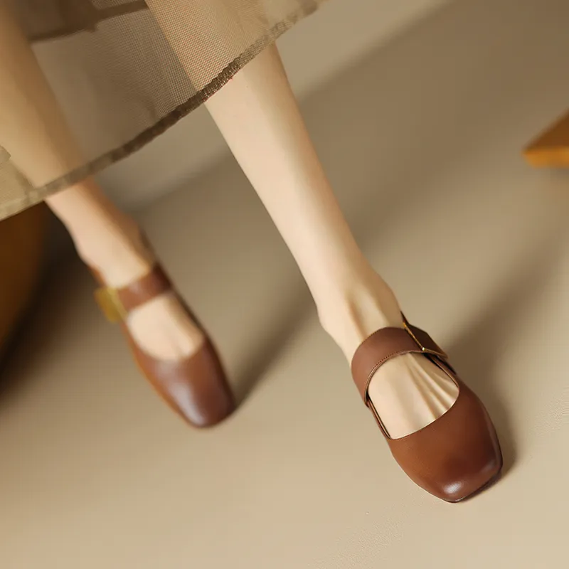 Naiyee Block Heel High Heels 3.5cm Women's-5