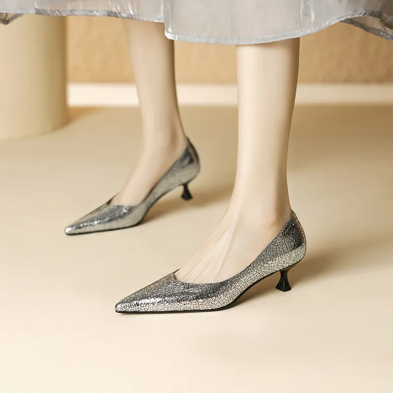 Naiyee Slim Heel High Heels 4.5cm Women's-12